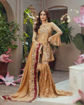 Ain | Naulakha Wedding Festive 24 |   AR-143 KESAR - by - Libasekhas UK - Registered Vendor of : Ain - 100% Original Designer Dresss