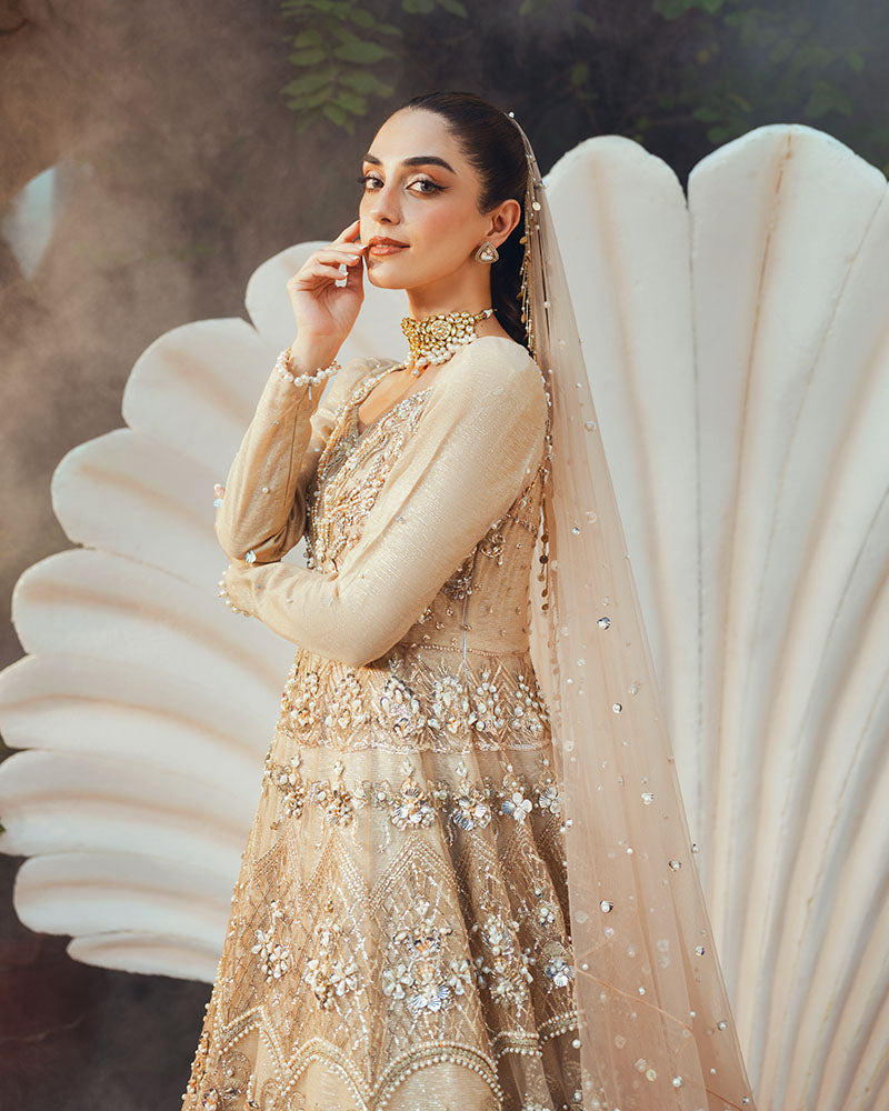 Ain | Naulakha Wedding Festive 24 |  AR-144 SHELL - by - Libasekhas UK - Registered Vendor of : Ain - 100% Original Designer Dresss