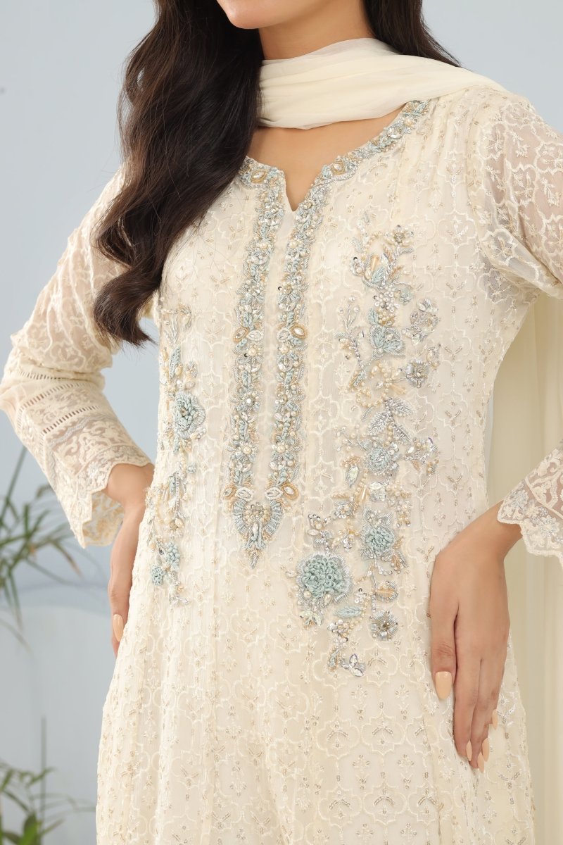 Panache | Pret | Alabaster Grace - by - Libasekhas UK - Registered Vendor of : Panache By Mona - 100% Original Designer Dresss