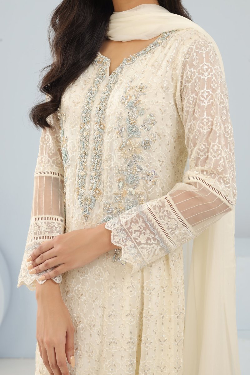 Panache | Pret | Alabaster Grace - by - Libasekhas UK - Registered Vendor of : Panache By Mona - 100% Original Designer Dresss