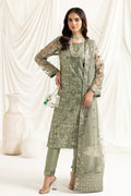 Alizeh | Dua Formals 23 | DUA-V02D02B-ALARA(PISTACHIO) - by - Libasekhas UK - Registered Vendor of : Alizeh - 100% Original Designer Dresss