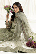 Alizeh | Dua Formals 23 | DUA-V02D02B-ALARA(PISTACHIO) - by - Libasekhas UK - Registered Vendor of : Alizeh - 100% Original Designer Dresss