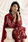 Alizeh | Dua Formals 23 | DUA-V02D02A-ALARA(RED) - by - Libasekhas UK - Registered Vendor of : Alizeh - 100% Original Designer Dresss