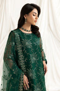 Alizeh | Dua Formals 23 | DUA-V02D05A-ELNAZ(GREEN) - by - Libasekhas UK - Registered Vendor of : Alizeh - 100% Original Designer Dresss