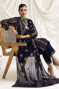 Alizeh | Dua Formals 23 | DUA-V02D01A- AIREEN(NAVY BLUE) - by - Libasekhas UK - Registered Vendor of : Alizeh - 100% Original Designer Dresss