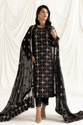Alizeh | Dua Formals 23 | DUA-V02D04A-NAZIK(BLACK) - by - Libasekhas UK - Registered Vendor of : Alizeh - 100% Original Designer Dresss