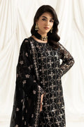 Alizeh | Dua Formals 23 | DUA-V02D04A-NAZIK(BLACK) - by - Libasekhas UK - Registered Vendor of : Alizeh - 100% Original Designer Dresss