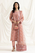 Alizeh | Dua Formals 23 | DUA-V02D04B-NAZIK(PINK) - by - Libasekhas UK - Registered Vendor of : Alizeh - 100% Original Designer Dresss