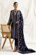 Alizeh | Dua Formals 23 | DUA-V02D01A- AIREEN(NAVY BLUE) - by - Libasekhas UK - Registered Vendor of : Alizeh - 100% Original Designer Dresss