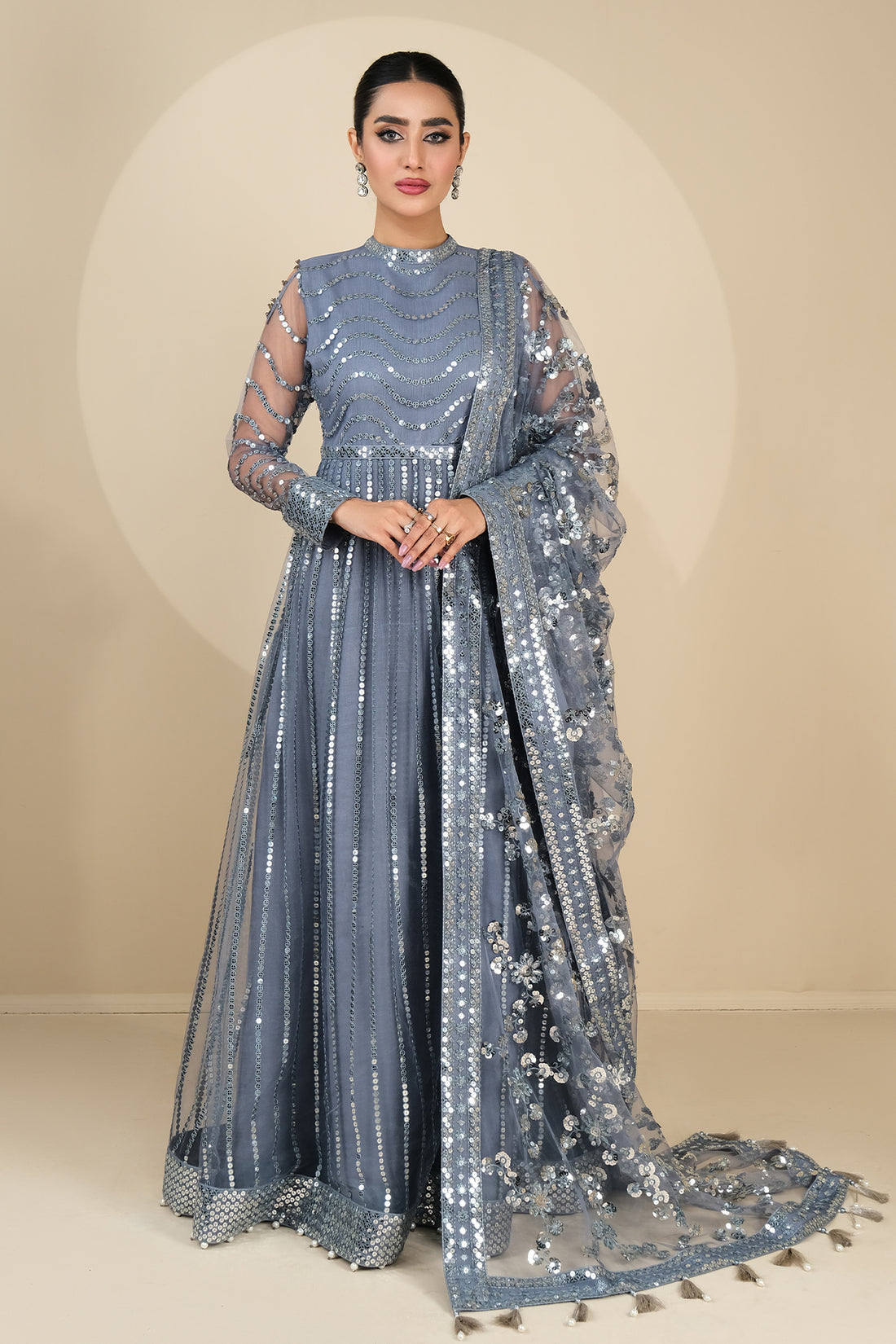 Alizeh | Formals Collection | SEFA UF-V03D02 - by - Libasekhas UK - Registered Vendor of : Alizeh - 100% Original Designer Dresss