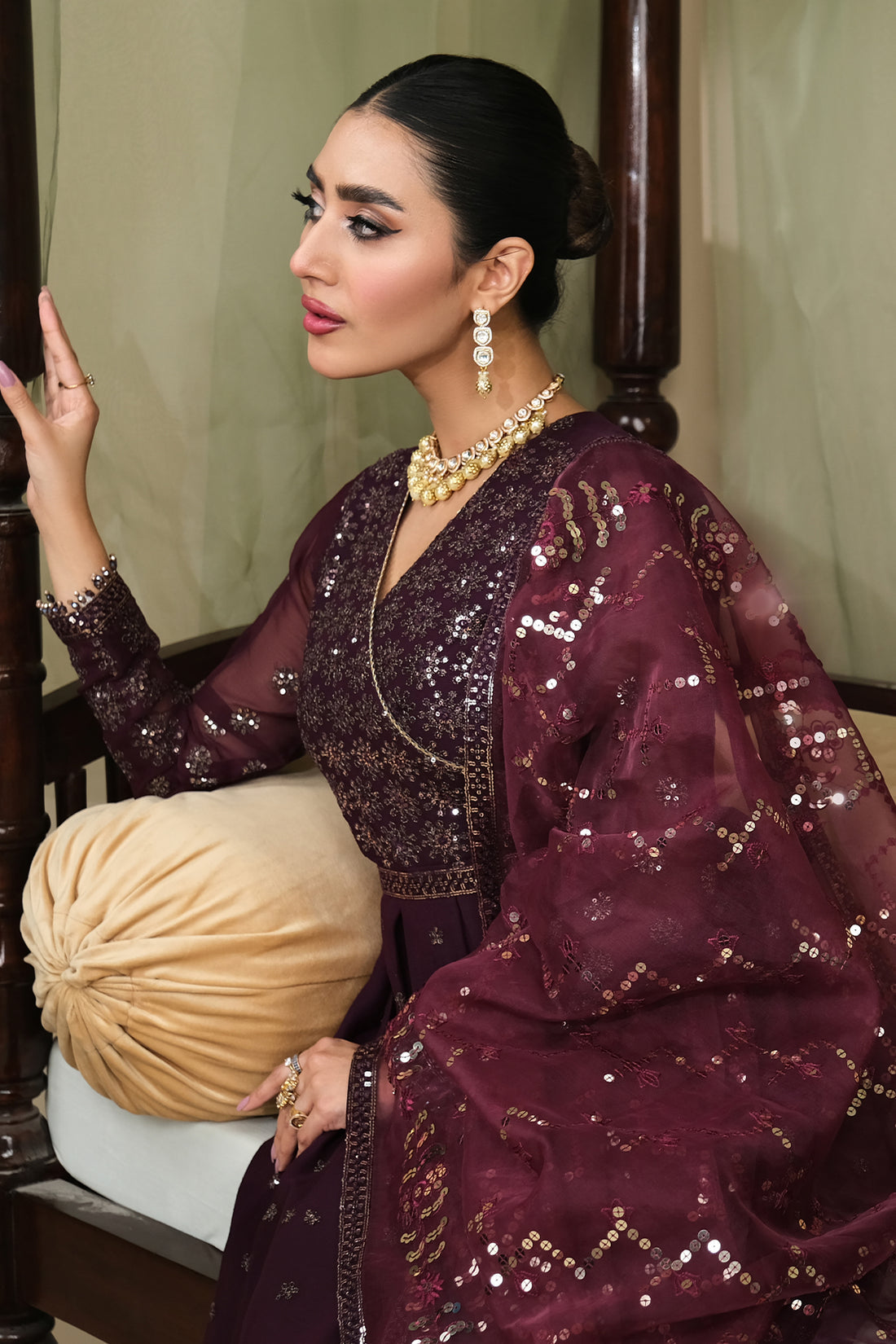 Alizeh | Formals Collection | ZURI UF-V03D03 - by - Libasekhas UK - Registered Vendor of : Alizeh - 100% Original Designer Dresss