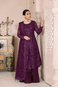 Alizeh | Dua Formals 23 | DUA-V01D03A- SYLVI ( PURPLE ) - by - Libasekhas UK - Registered Vendor of : Alizeh - 100% Original Designer Dresss