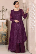 Alizeh | Dua Formals 23 | DUA-V01D03A- SYLVI ( PURPLE ) - by - Libasekhas UK - Registered Vendor of : Alizeh - 100% Original Designer Dresss