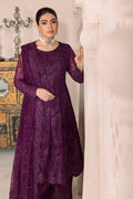 Alizeh | Dua Formals 23 | DUA-V01D03A- SYLVI ( PURPLE ) - by - Libasekhas UK - Registered Vendor of : Alizeh - 100% Original Designer Dresss