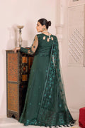 Alizeh | Dua Formals 23 | DUA-V01D05A- RYAN ( GREEN ) - by - Libasekhas UK - Registered Vendor of : Alizeh - 100% Original Designer Dresss