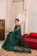 Alizeh | Dua Formals 23 | DUA-V01D05A- RYAN ( GREEN ) - by - Libasekhas UK - Registered Vendor of : Alizeh - 100% Original Designer Dresss