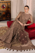 Alizeh | Dua Formals 23 | DUA-V01D05B- RYAN ( BEIGE ) - by - Libasekhas UK - Registered Vendor of : Alizeh - 100% Original Designer Dresss