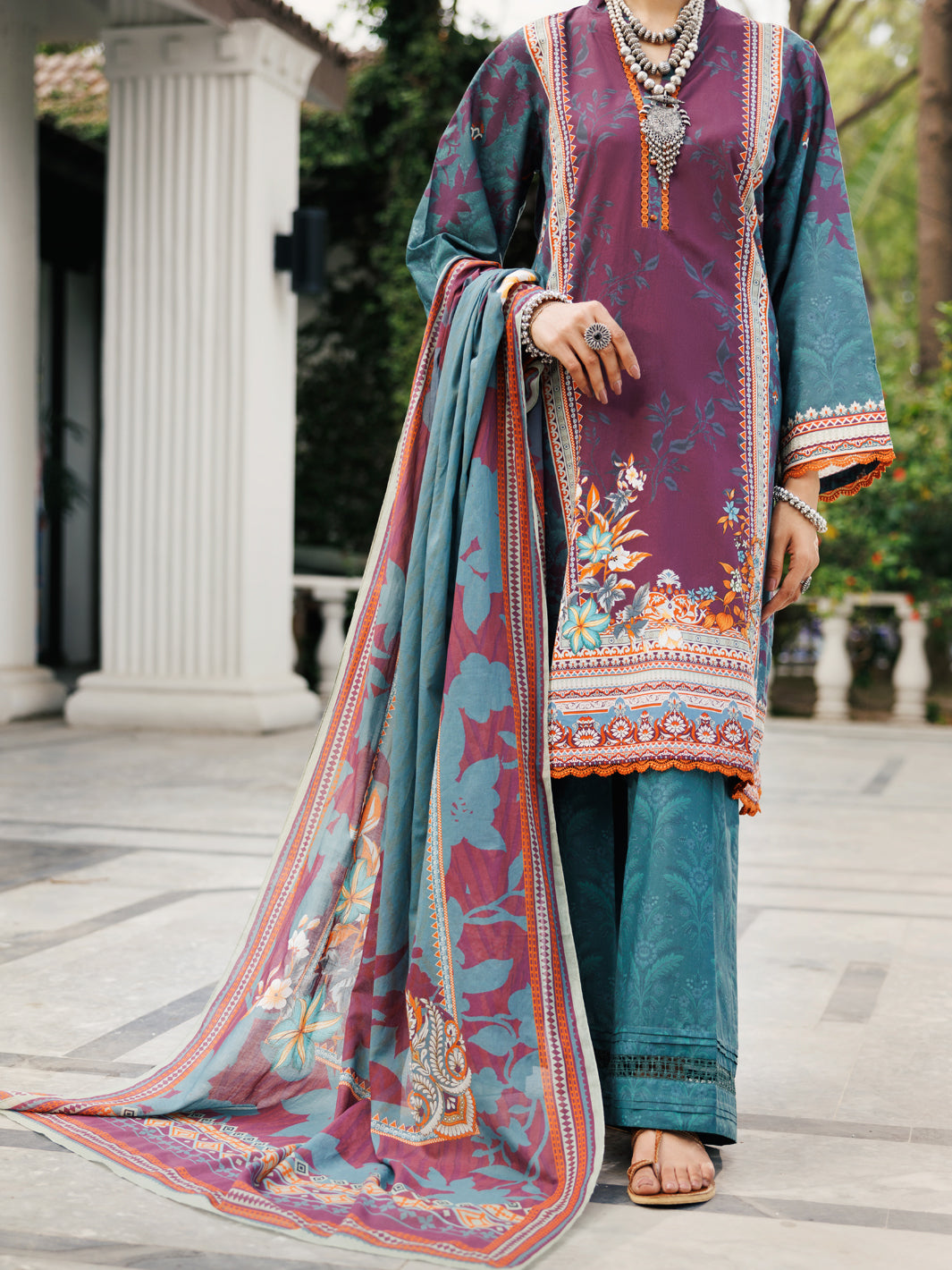 Almirah | Traditional Tale | ALP-3PS-2119 - by - Libasekhas UK - Registered Vendor of : Almirah - 100% Original Designer Dresss