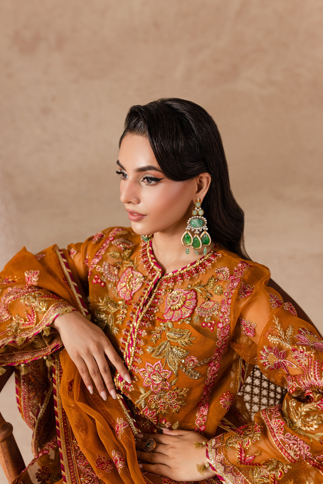 Imran Ramzan | ChÃ¨rie | Amber Mist - by - Libasekhas UK - Registered Vendor of : Imran Ramzan - 100% Original Designer Dresss