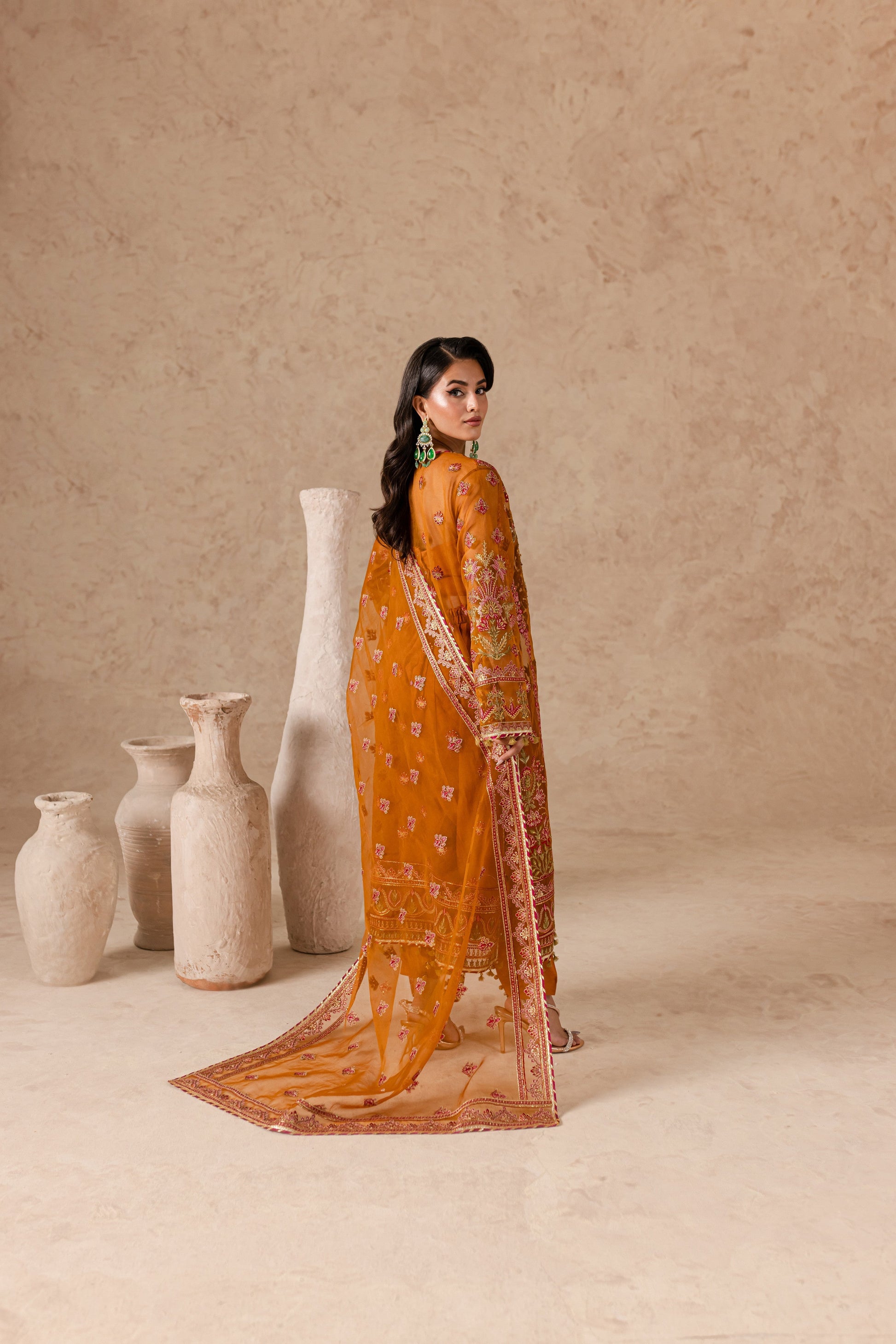 Imran Ramzan | ChÃ¨rie | Amber Mist - by - Libasekhas UK - Registered Vendor of : Imran Ramzan - 100% Original Designer Dresss