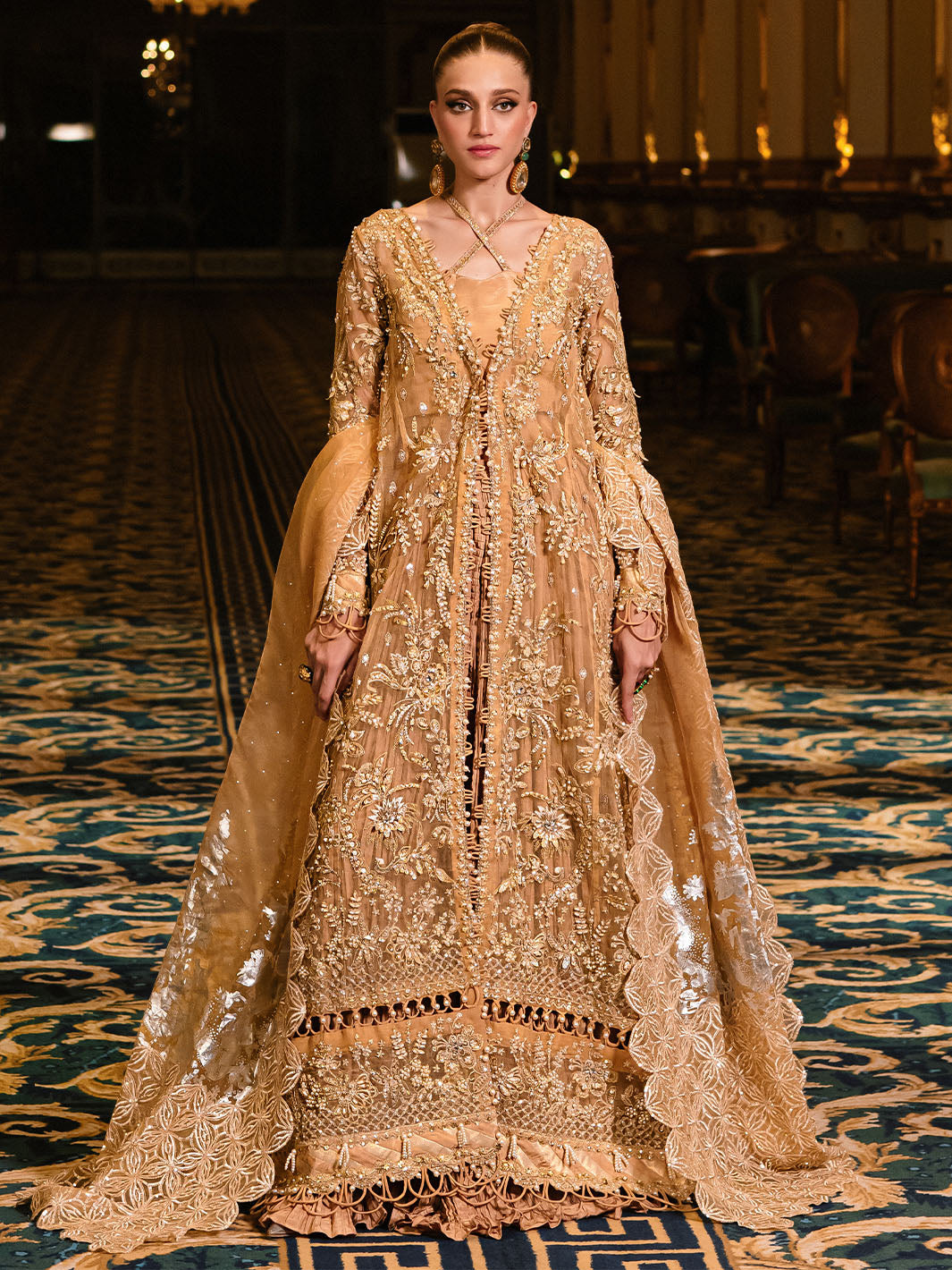 Parishay | Cindrella Luxury Formals | AMBRE - by - Libasekhas UK - Registered Vendor of : Parishay - 100% Original Designer Dresss