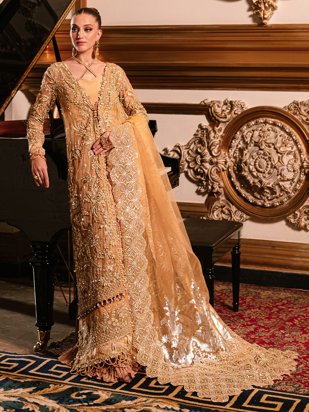 Parishay | Cindrella Luxury Formals | AMBRE - by - Libasekhas UK - Registered Vendor of : Parishay - 100% Original Designer Dresss
