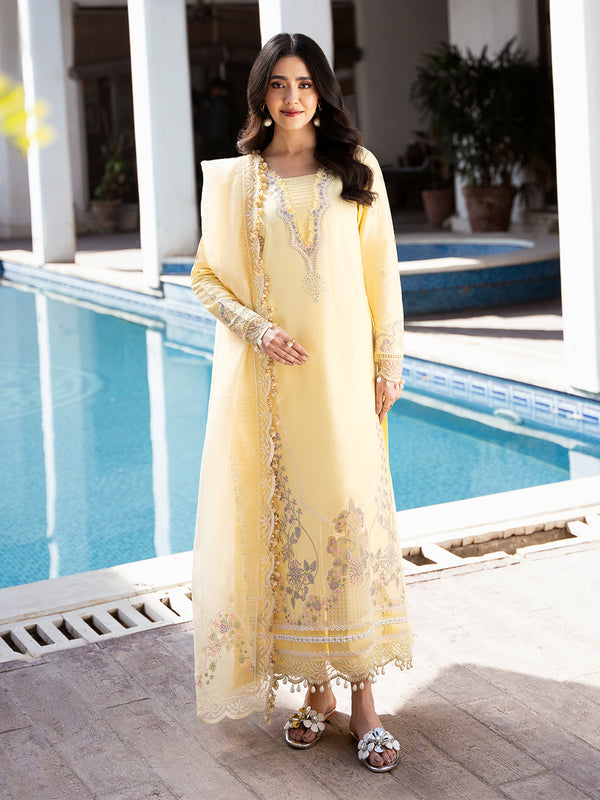 Izel | Mahveen Festive Lawn 25 | AMEL - by - Libasekhas UK - Registered Vendor of : Izel - 100% Original Designer Dresss