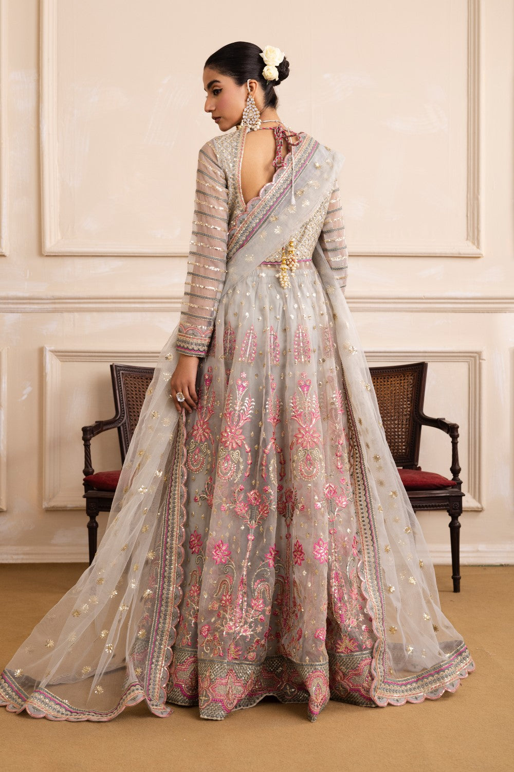 Maryum N Maria | Izara Formals | AMUMET - MW40026 - by - Libasekhas UK - Registered Vendor of : Maryum N Maria - 100% Original Designer Dresss