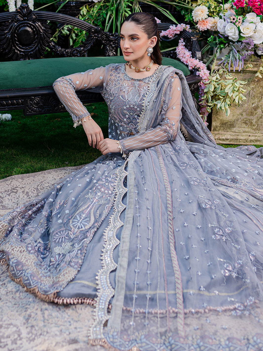 Izel | Heeriye Festive Collection | Jashn e Bahara - by - Libasekhas UK - Registered Vendor of : Izel - 100% Original Designer Dresss