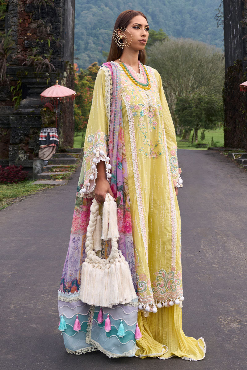 Ansab Jahangir | Zoha Lawn 24 | MARIGOLD - by - Libasekhas UK - Registered Vendor of : Ansab Jahangir - 100% Original Designer Dresss