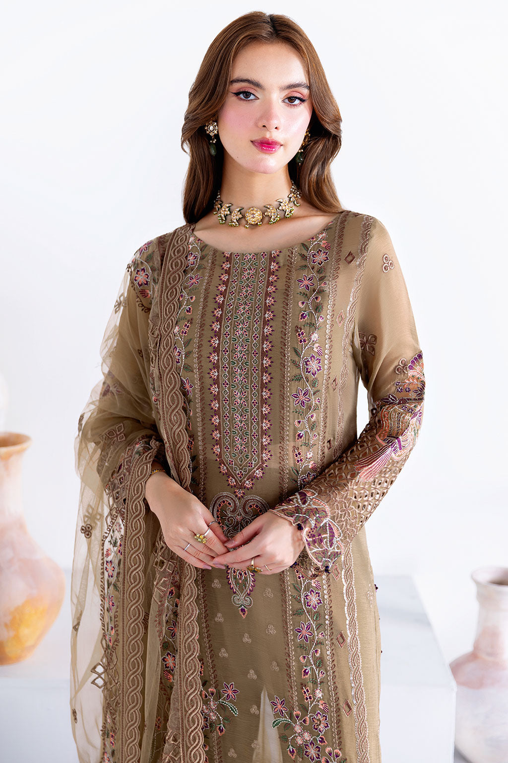 Ramsha | Arzoo Chiffon | U-210 - by Libasekhas UK - Registered Vendor of : Ramsha - 100% Original Designer Dress