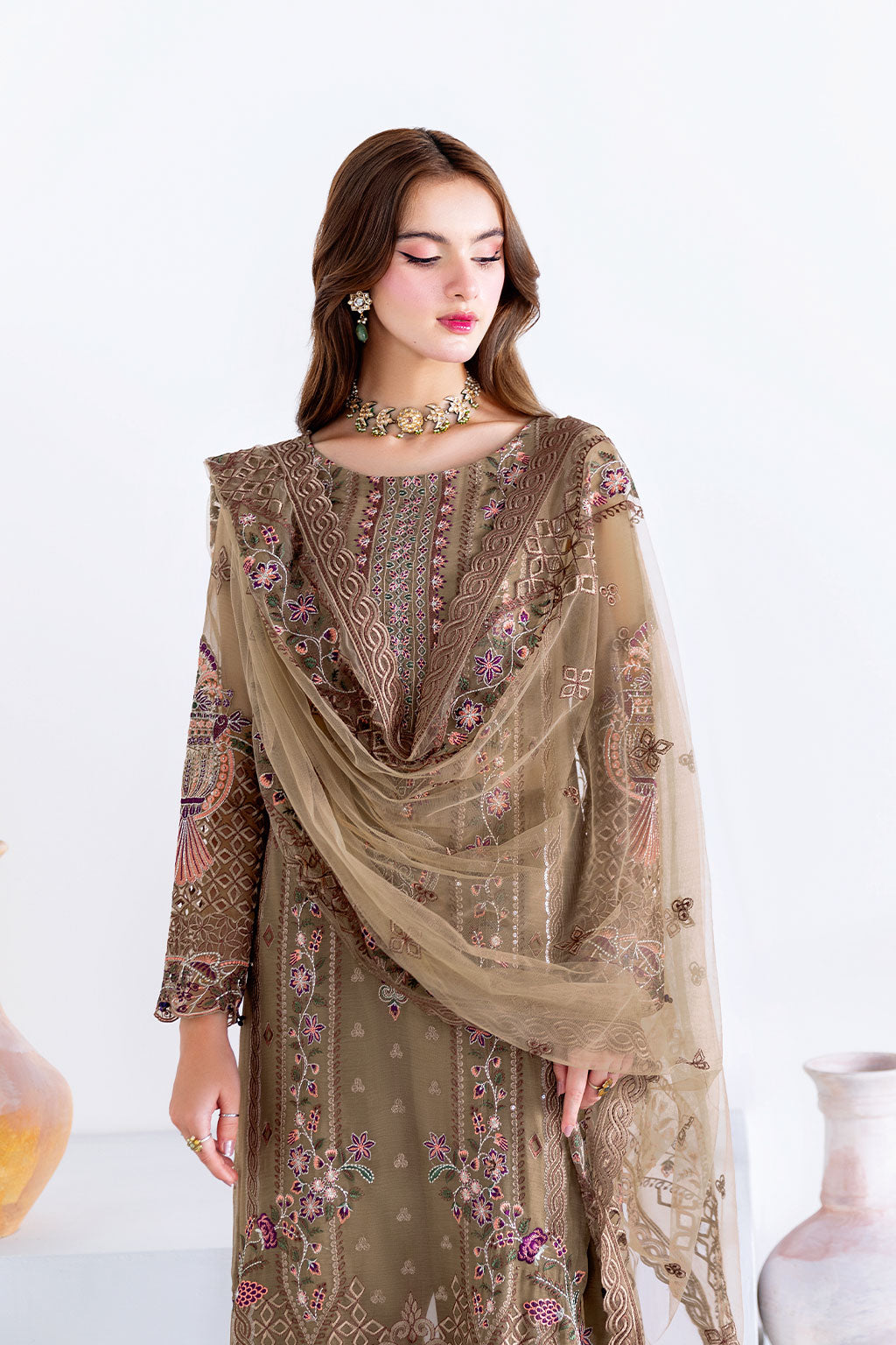 Ramsha | Arzoo Chiffon | U-210 - by Libasekhas UK - Registered Vendor of : Ramsha - 100% Original Designer Dress