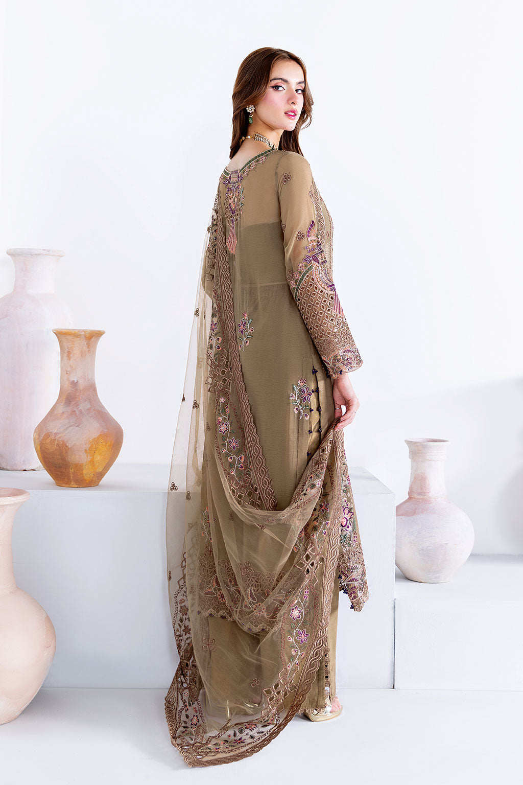 Ramsha | Arzoo Chiffon | U-210 - by Libasekhas UK - Registered Vendor of : Ramsha - 100% Original Designer Dress
