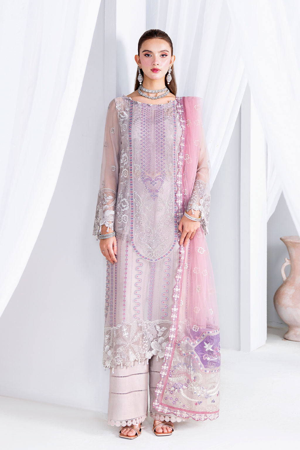 Ramsha | Arzoo Chiffon | U-209 - by Libasekhas UK - Registered Vendor of : Ramsha - 100% Original Designer Dress