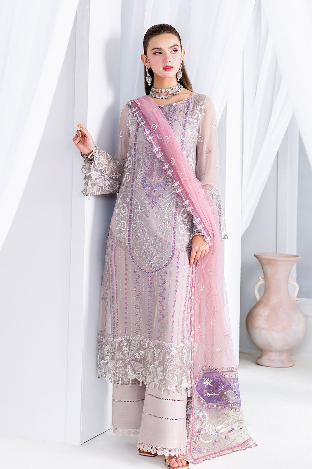 Ramsha | Arzoo Chiffon | U-209 - by Libasekhas UK - Registered Vendor of : Ramsha - 100% Original Designer Dress