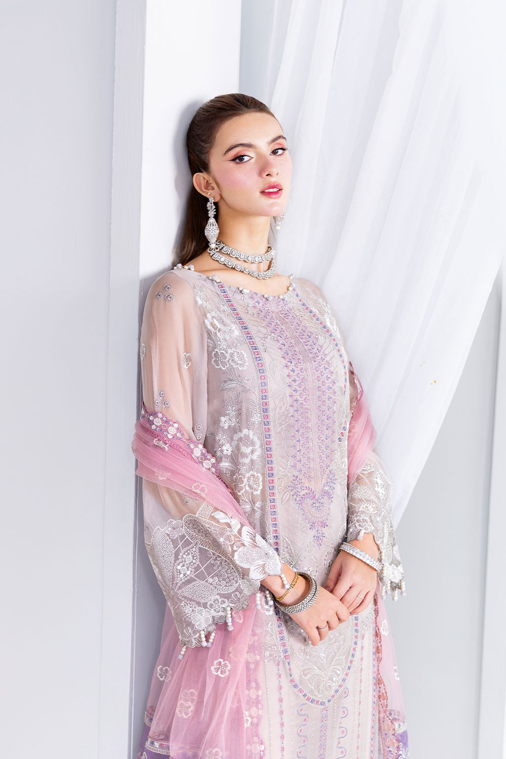 Ramsha | Arzoo Chiffon | U-209 - by Libasekhas UK - Registered Vendor of : Ramsha - 100% Original Designer Dress