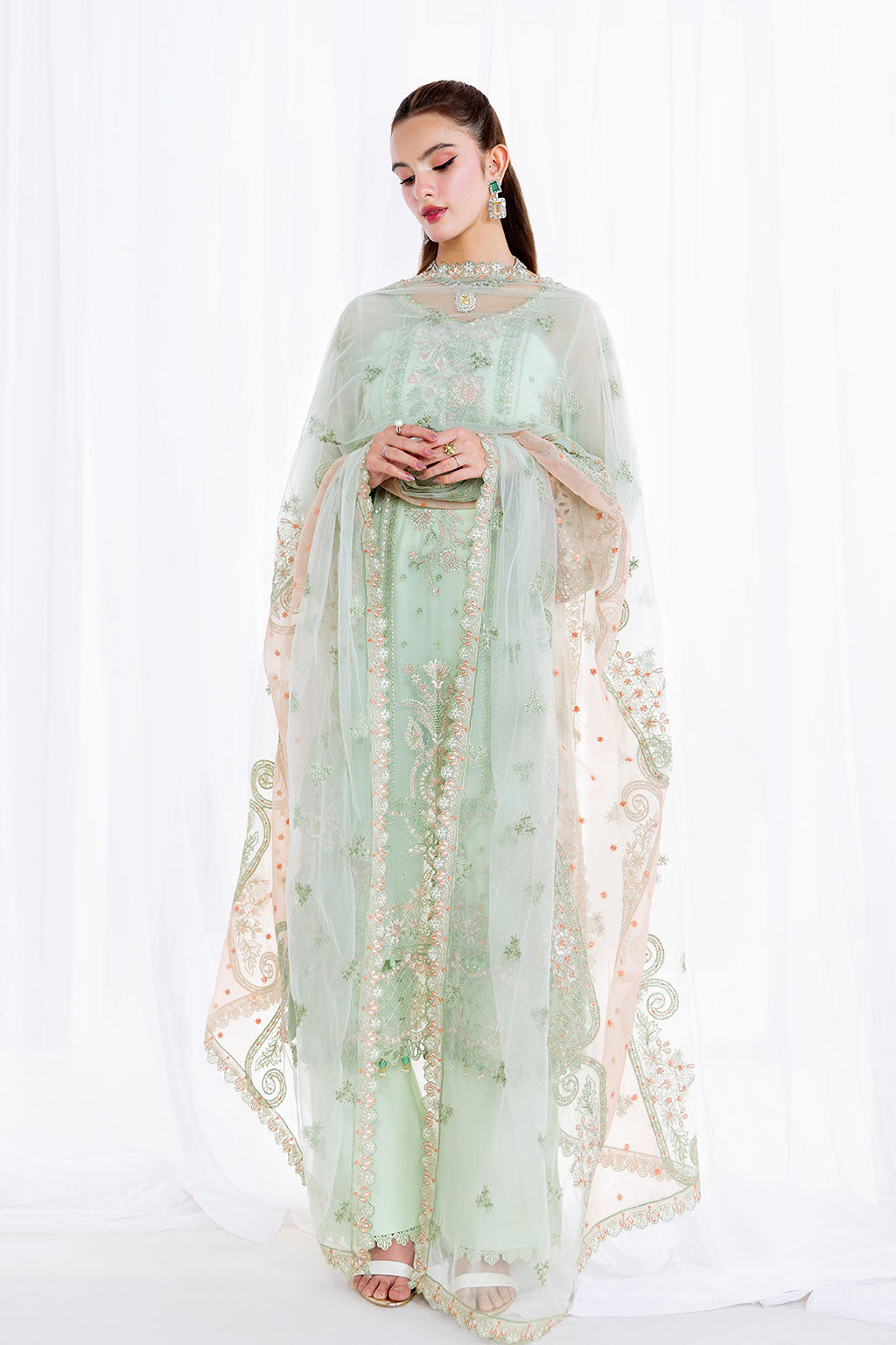 Ramsha | Arzoo Chiffon | U-207 - by Libasekhas UK - Registered Vendor of : Ramsha - 100% Original Designer Dress
