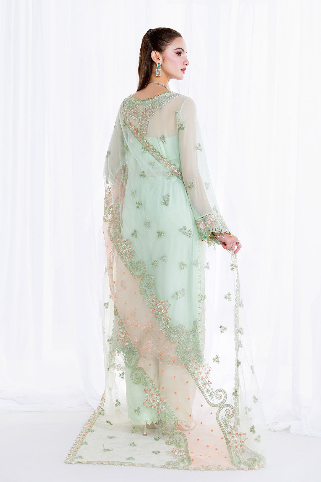 Ramsha | Arzoo Chiffon | U-207 - by Libasekhas UK - Registered Vendor of : Ramsha - 100% Original Designer Dress