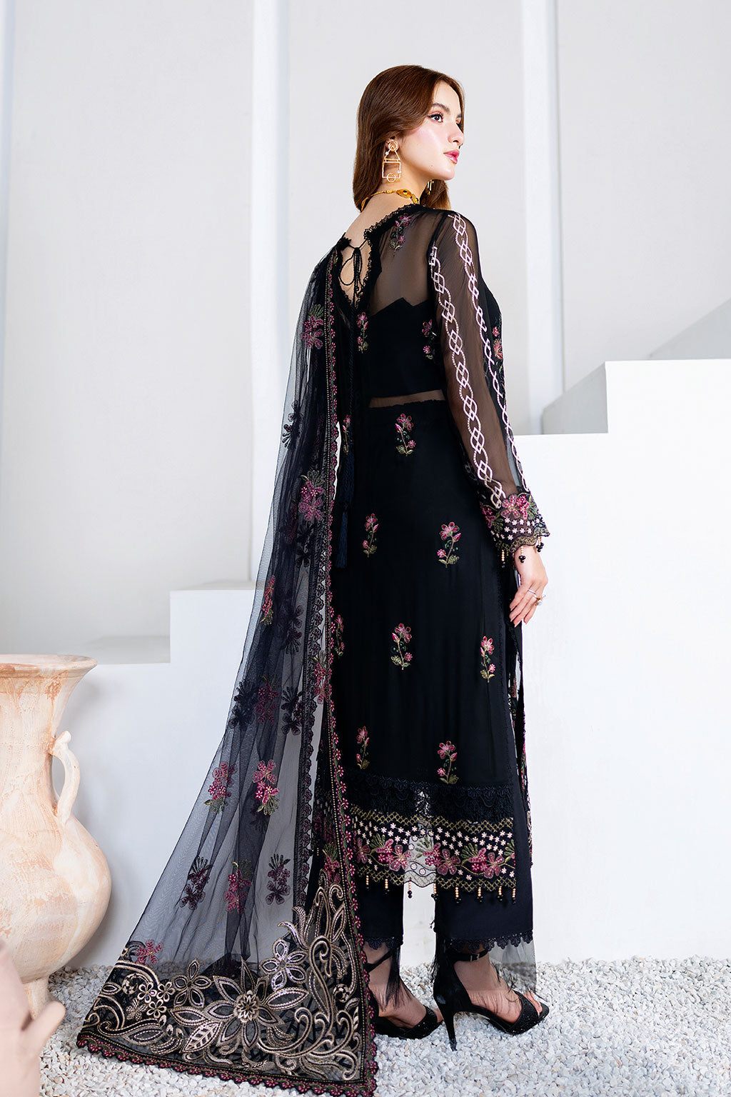Ramsha | Arzoo Chiffon | U-204 - by Libasekhas UK - Registered Vendor of : Ramsha - 100% Original Designer Dress