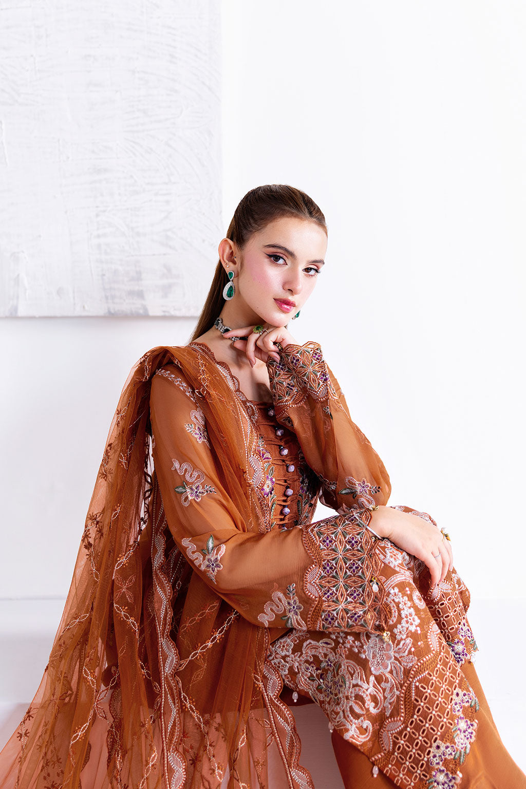 Ramsha | Arzoo Chiffon | U-208 - by Libasekhas UK - Registered Vendor of : Ramsha - 100% Original Designer Dress