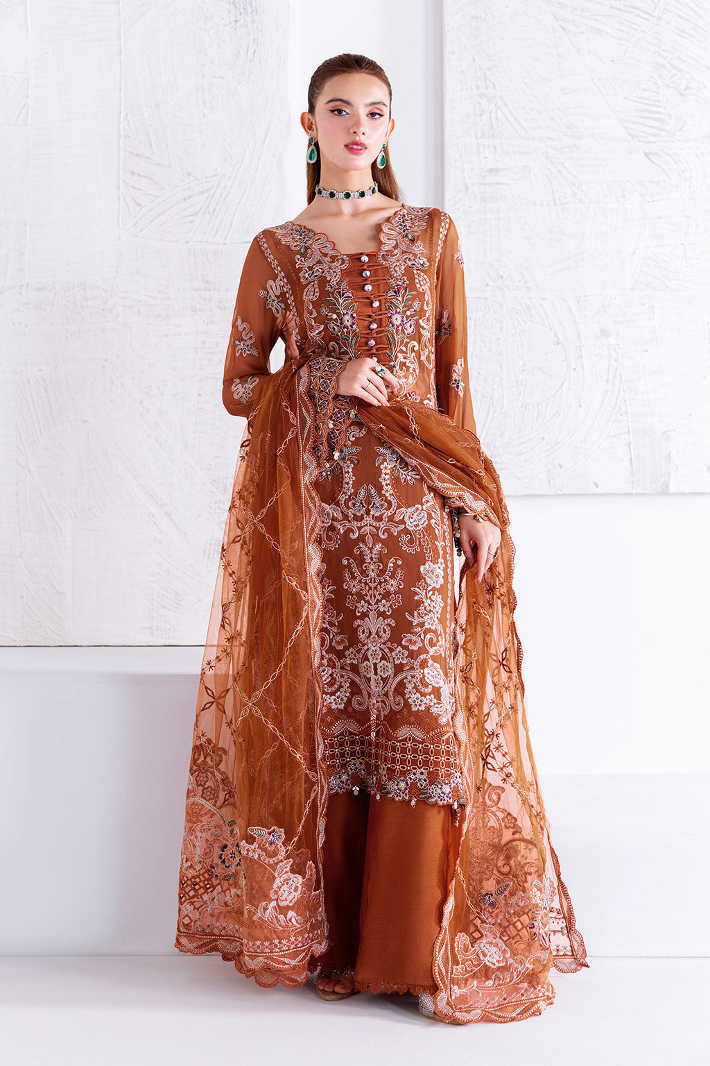 Ramsha | Arzoo Chiffon | U-208 - by Libasekhas UK - Registered Vendor of : Ramsha - 100% Original Designer Dress