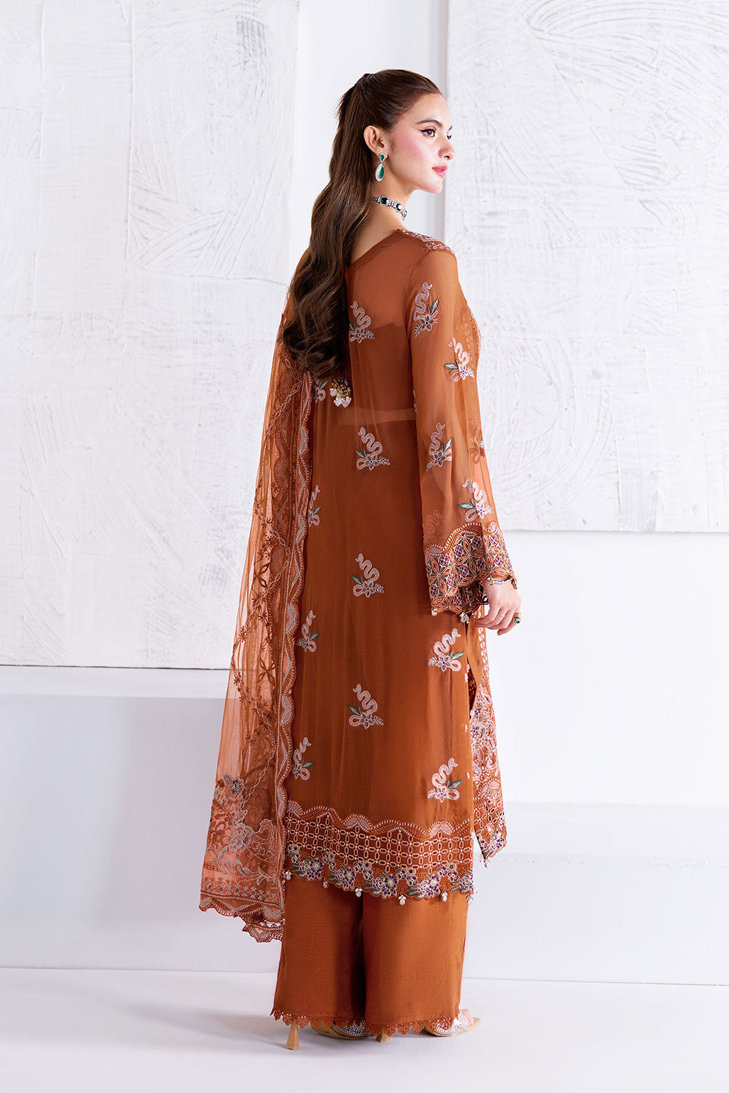 Ramsha | Arzoo Chiffon | U-208 - by Libasekhas UK - Registered Vendor of : Ramsha - 100% Original Designer Dress