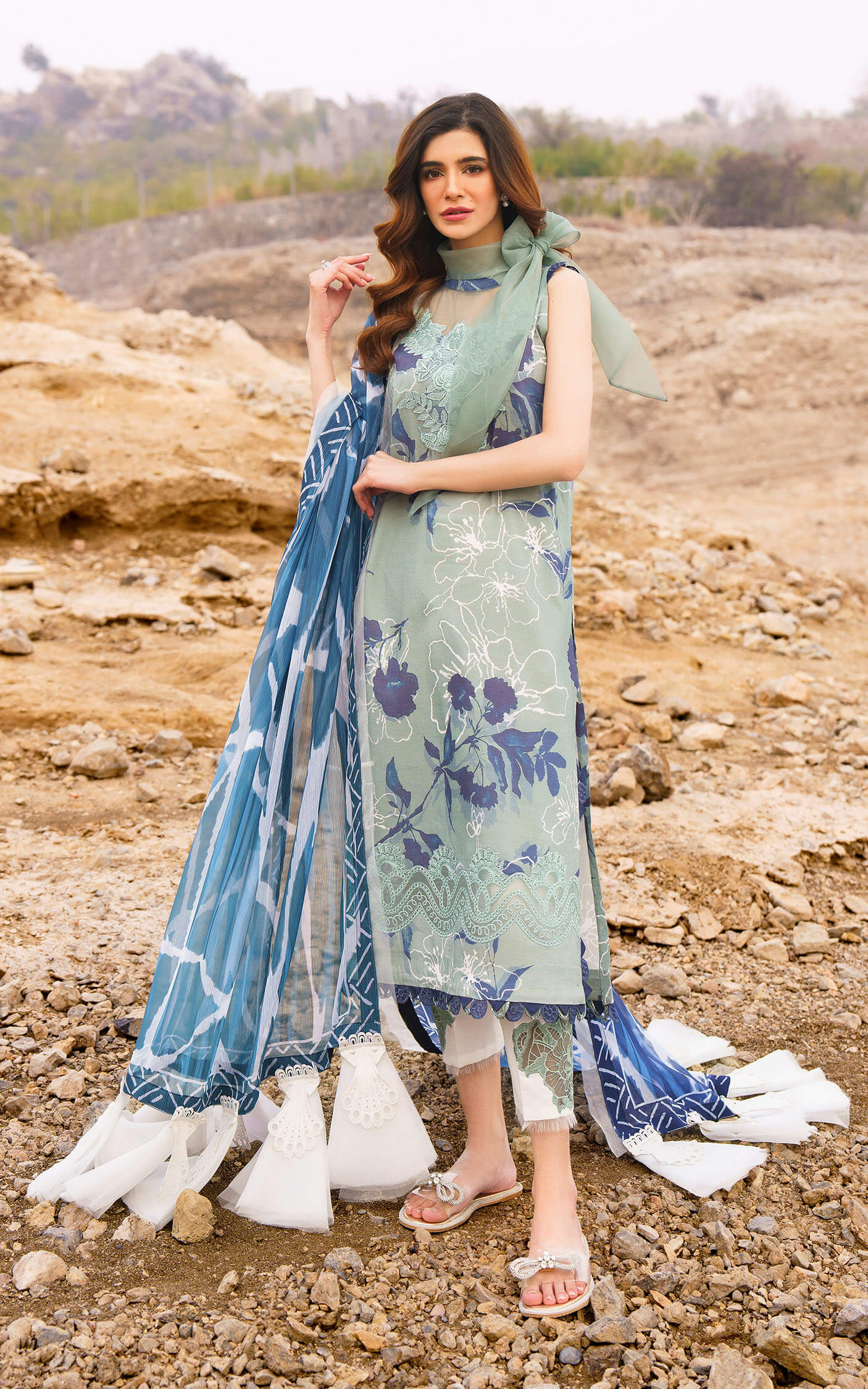 Asifa and Nabeel | Meraki Summer 24 | Miya - by - Libasekhas UK - Registered Vendor of : Asifa and Nabeel - 100% Original Designer Dresss