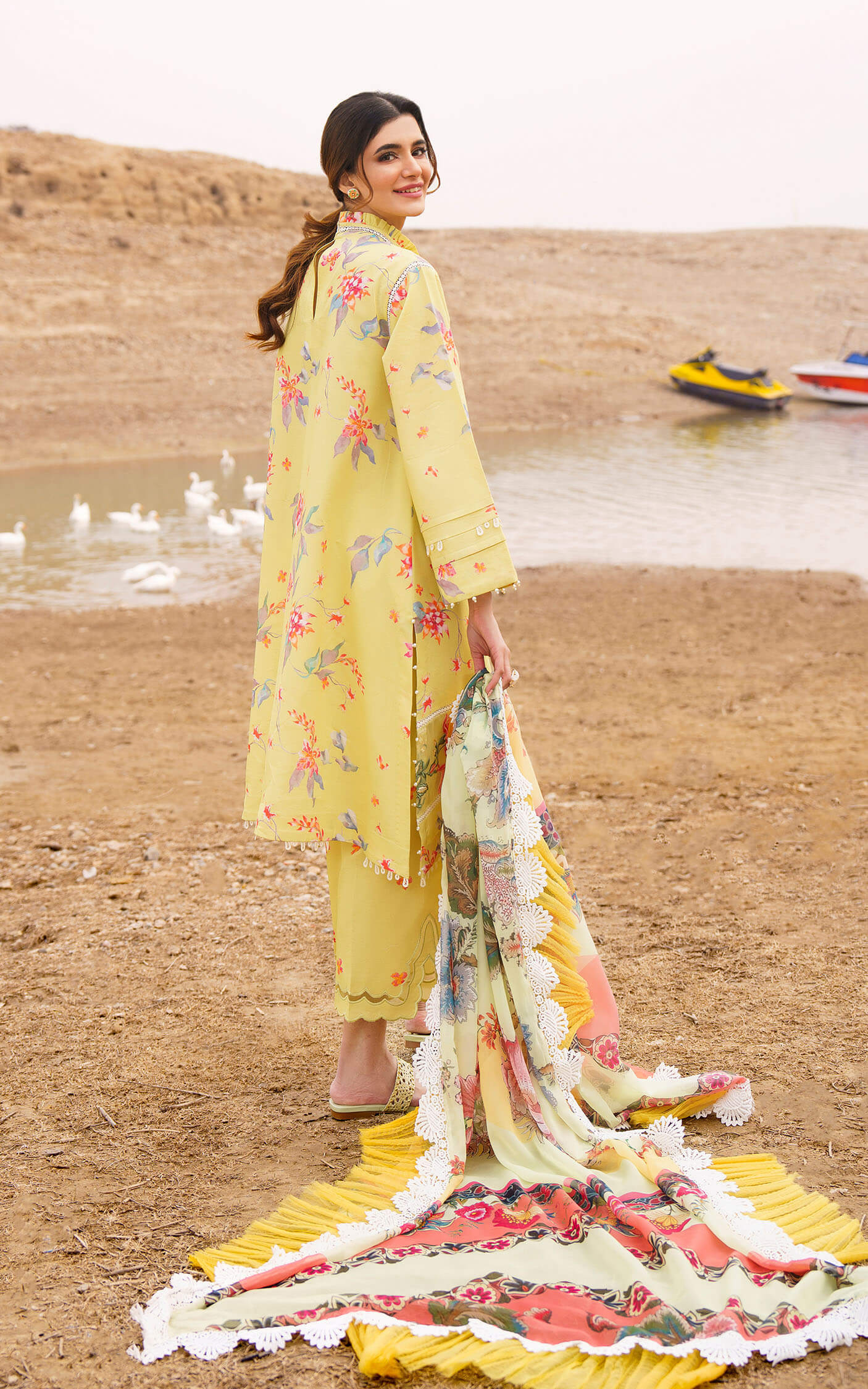 Asifa and Nabeel | Meraki Summer 24 | ORCHID-U141M007 - by - Libasekhas UK - Registered Vendor of : Asifa and Nabeel - 100% Original Designer Dresss