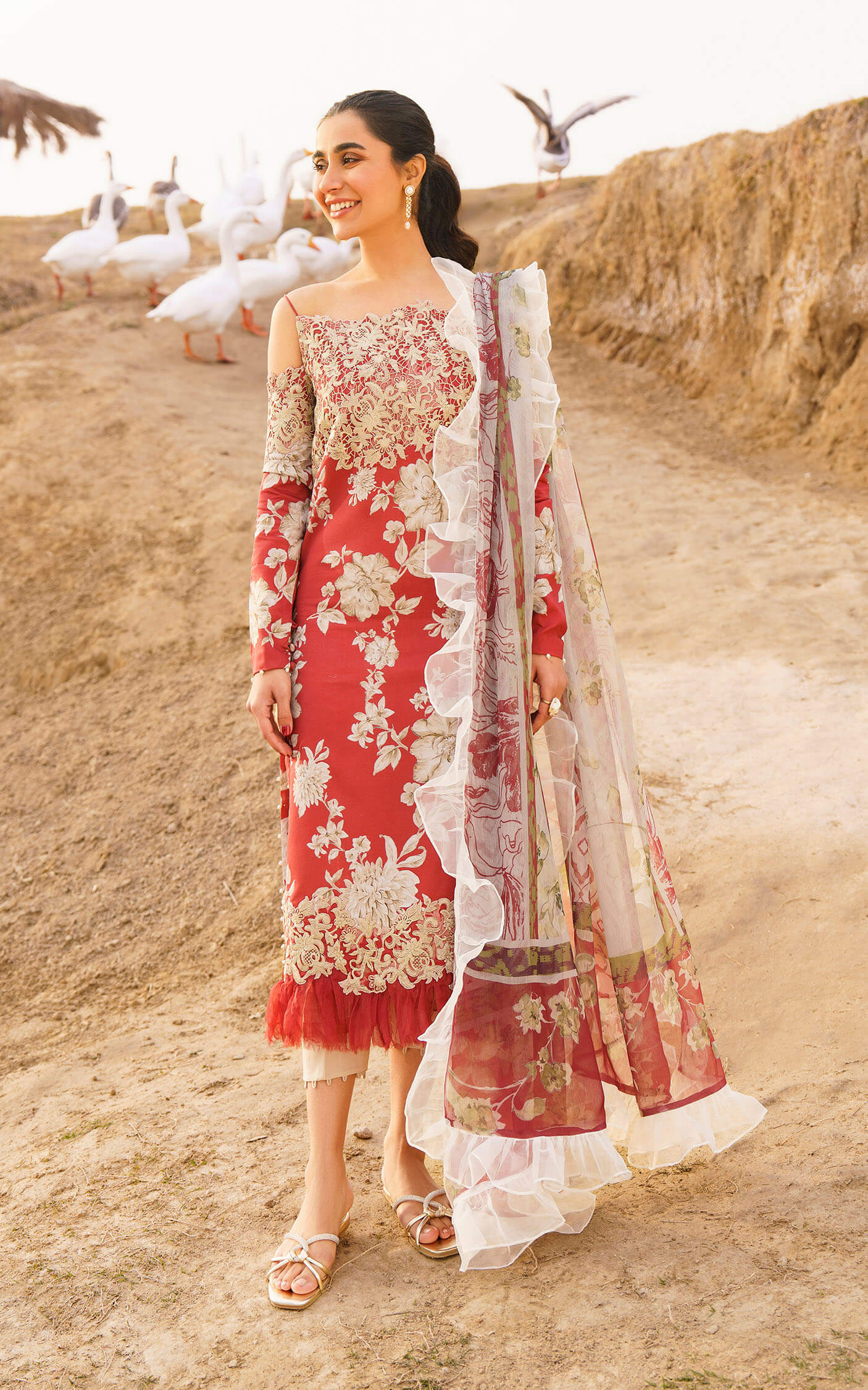 Asifa and Nabeel | Meraki Summer 24 | SIA-U141M006 - by - Libasekhas UK - Registered Vendor of : Asifa and Nabeel - 100% Original Designer Dresss