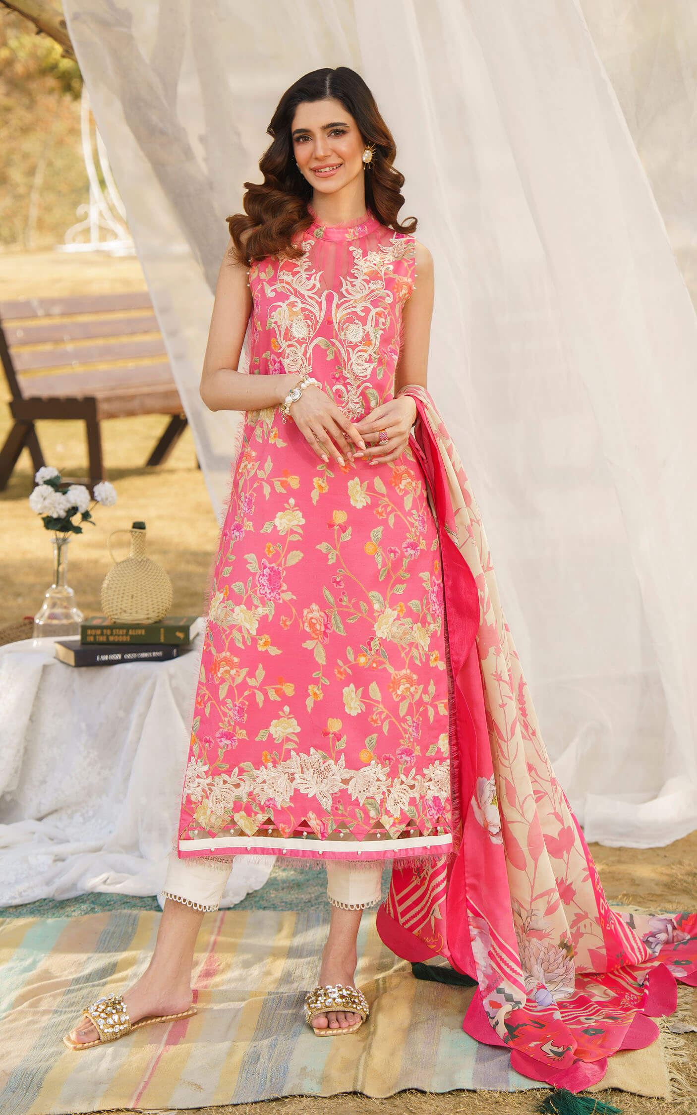 Asifa and Nabeel | Meraki Summer 24 | ANIKA-U141M012 - by - Libasekhas UK - Registered Vendor of : Asifa and Nabeel - 100% Original Designer Dresss