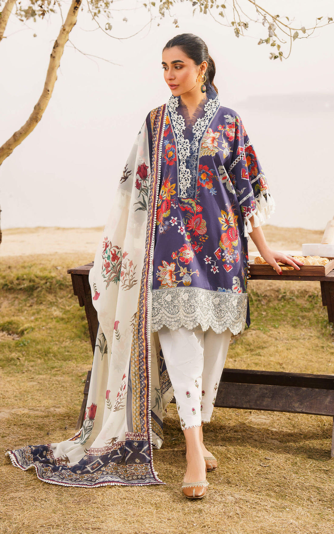 Asifa and Nabeel | Meraki Summer 24 | ALORA-U141M003 - by - Libasekhas UK - Registered Vendor of : Asifa and Nabeel - 100% Original Designer Dresss