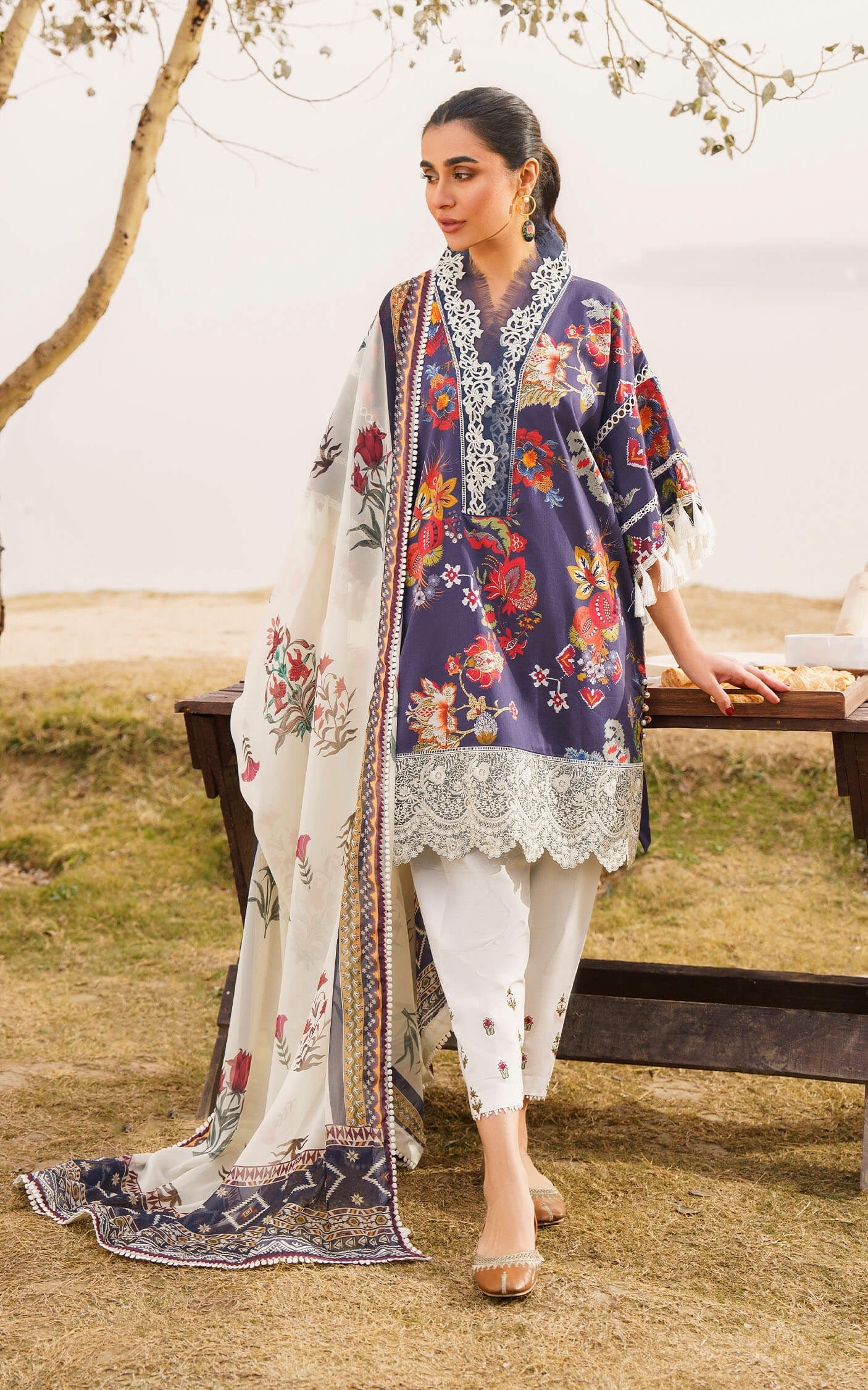 Asifa and Nabeel | Meraki Summer 24 | ALORA-U141M003 - by - Libasekhas UK - Registered Vendor of : Asifa and Nabeel - 100% Original Designer Dresss