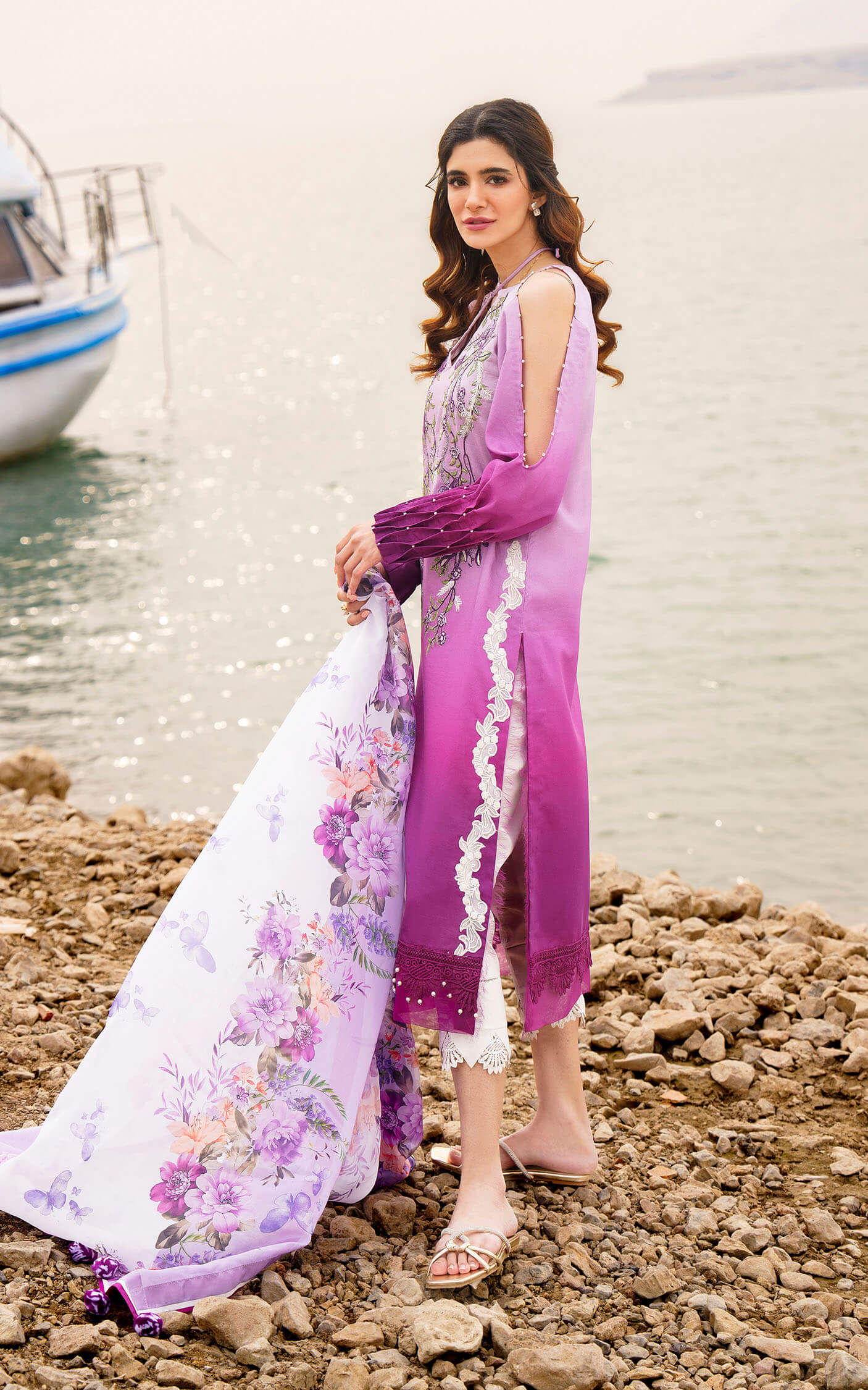 Asifa and Nabeel | Meraki Summer 24 | CALLA-U141M018 - by - Libasekhas UK - Registered Vendor of : Asifa and Nabeel - 100% Original Designer Dresss