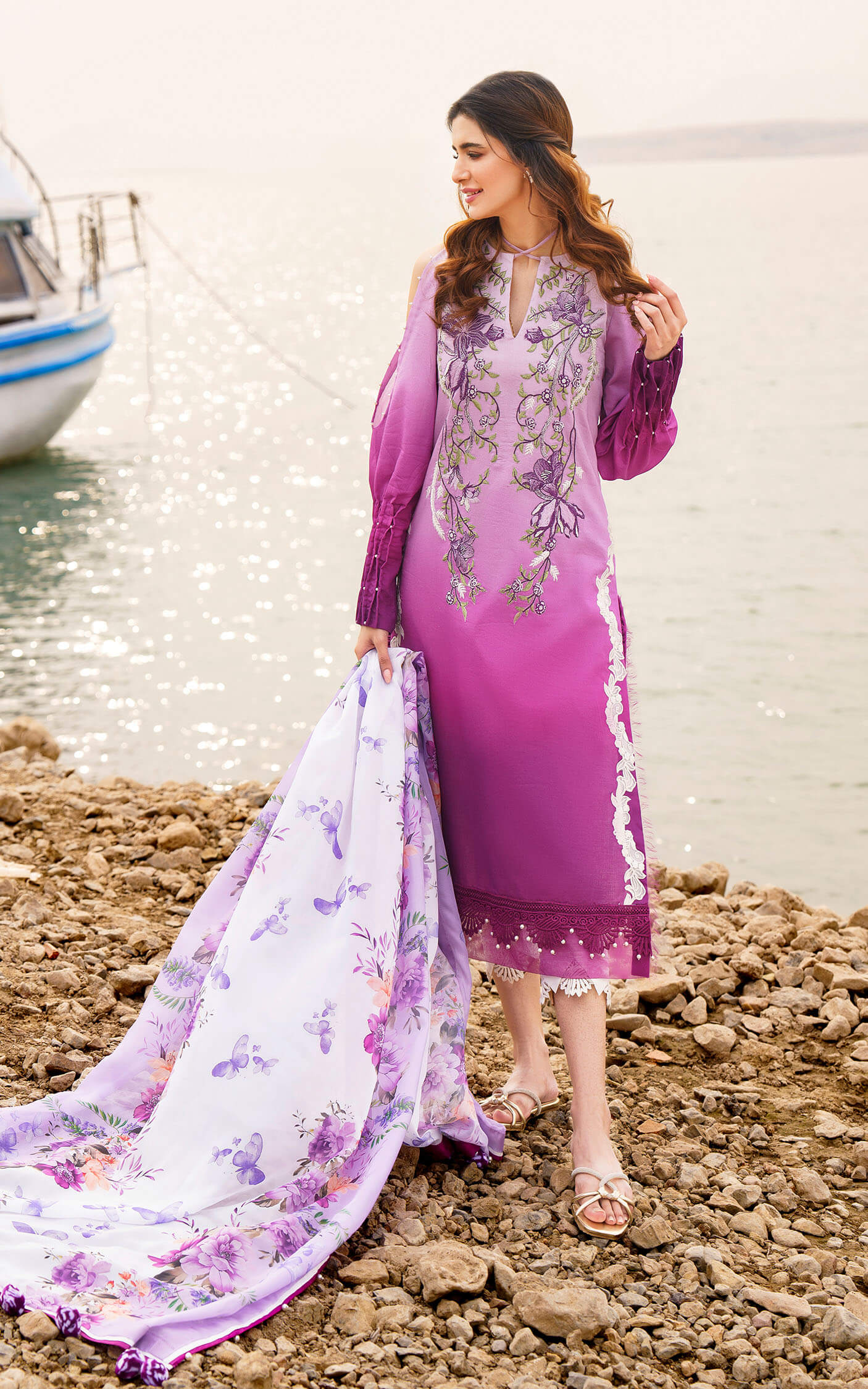 Asifa and Nabeel | Meraki Summer 24 | CALLA-U141M018 - by - Libasekhas UK - Registered Vendor of : Asifa and Nabeel - 100% Original Designer Dresss